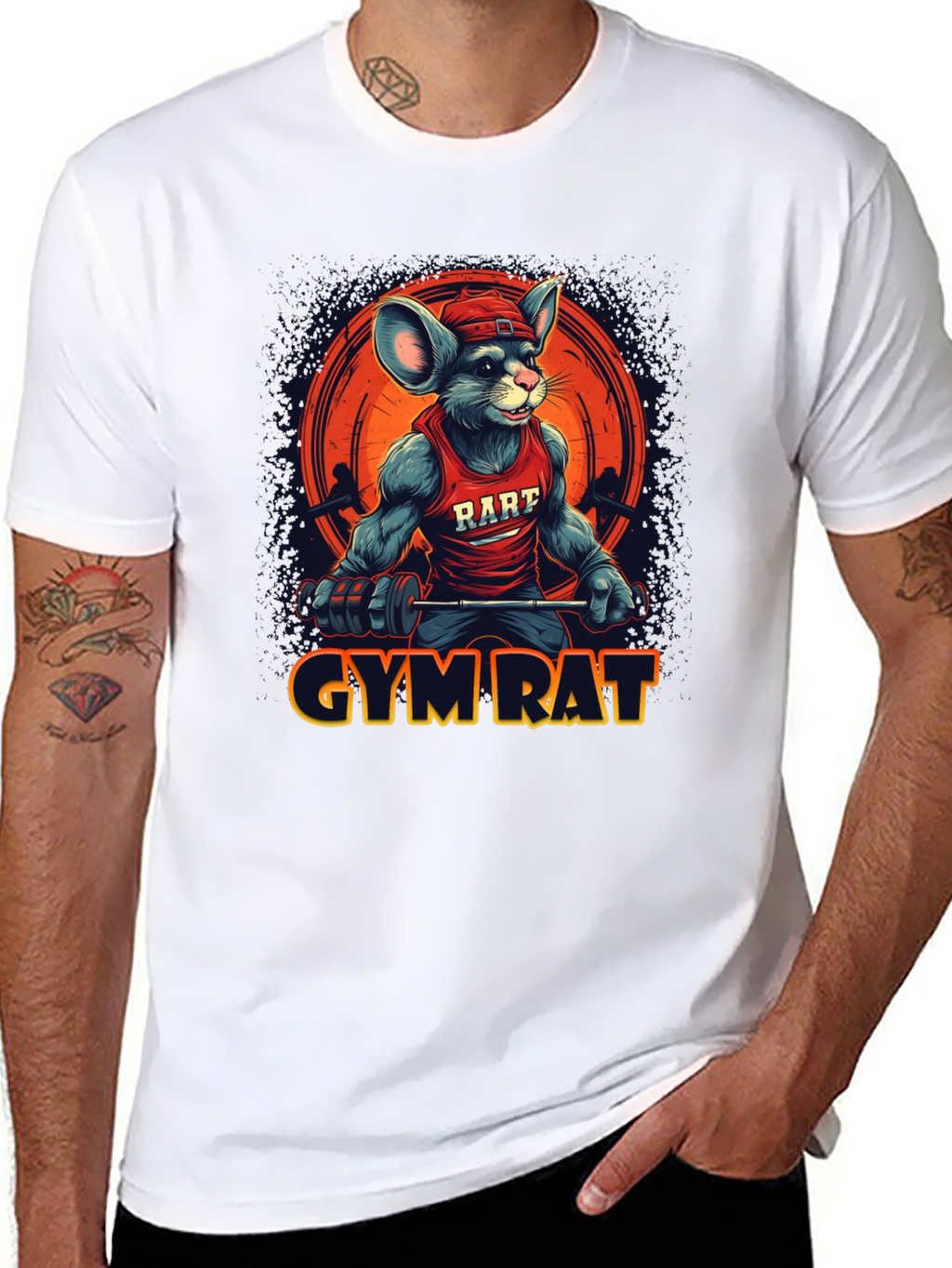 Gym Rat Mouse Graphic Tee