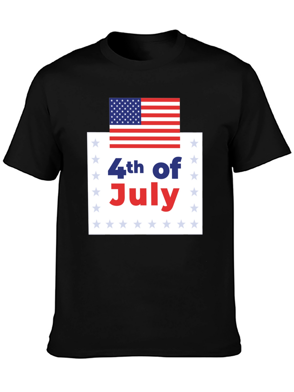 4th of July USA Flag Graphic Tee
