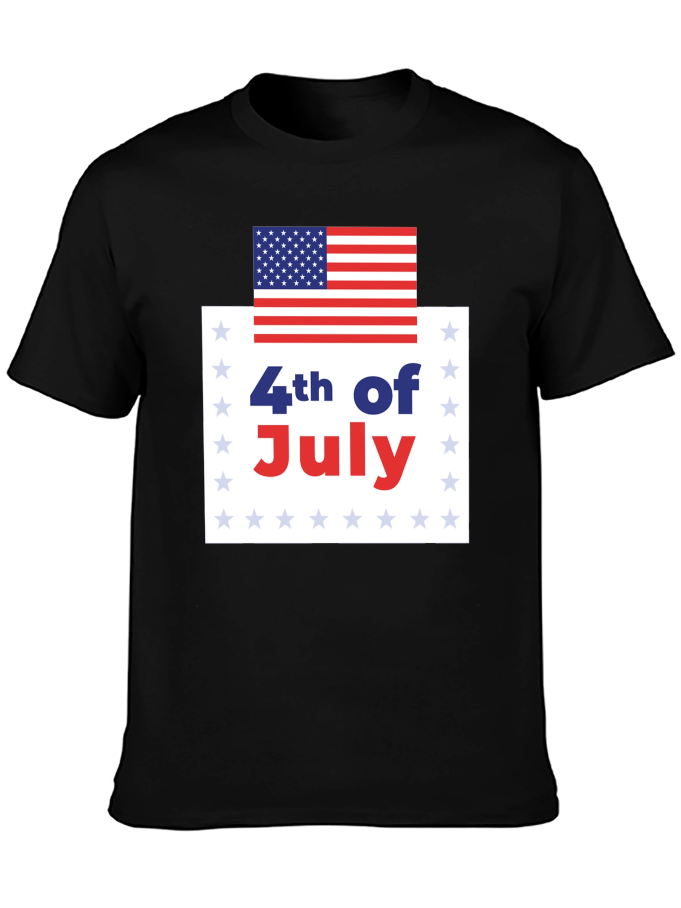 4th of July USA Flag Graphic Tee
