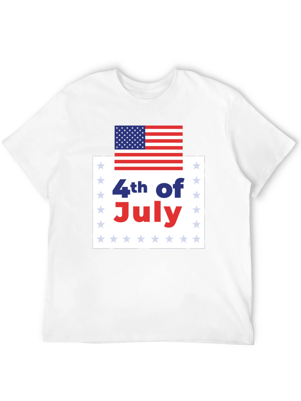 4th of July USA Flag Graphic Tee
