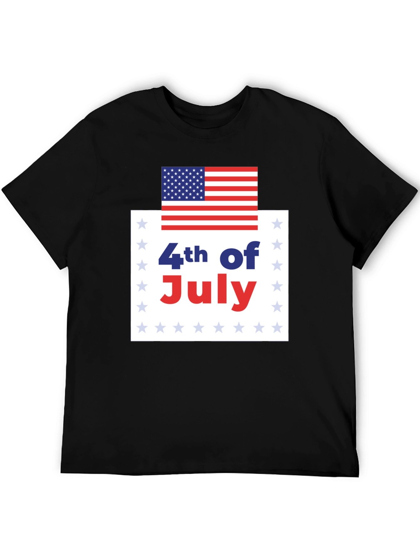 4th of July USA Flag Graphic Tee