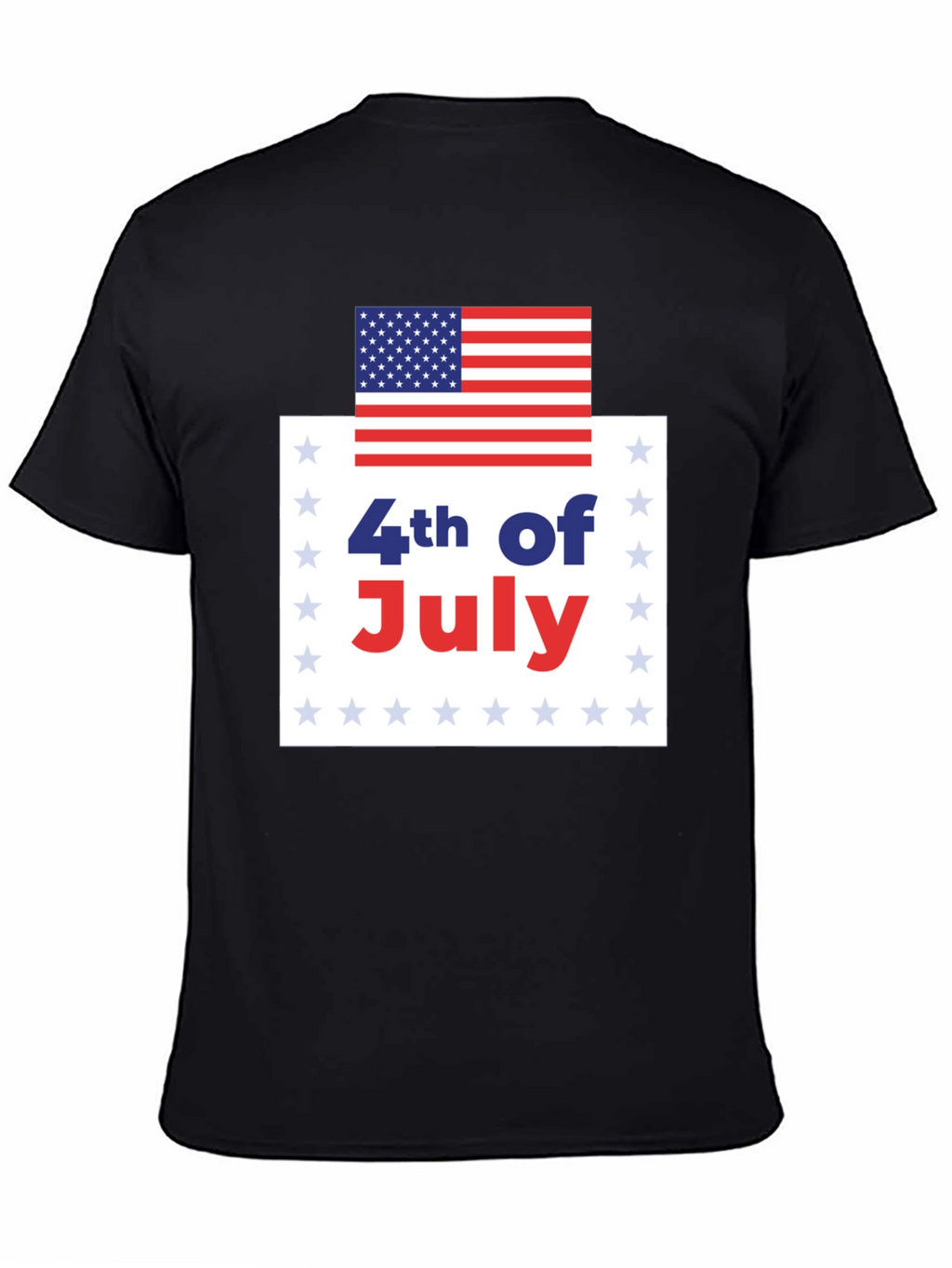 4th of July USA Flag Graphic Tee