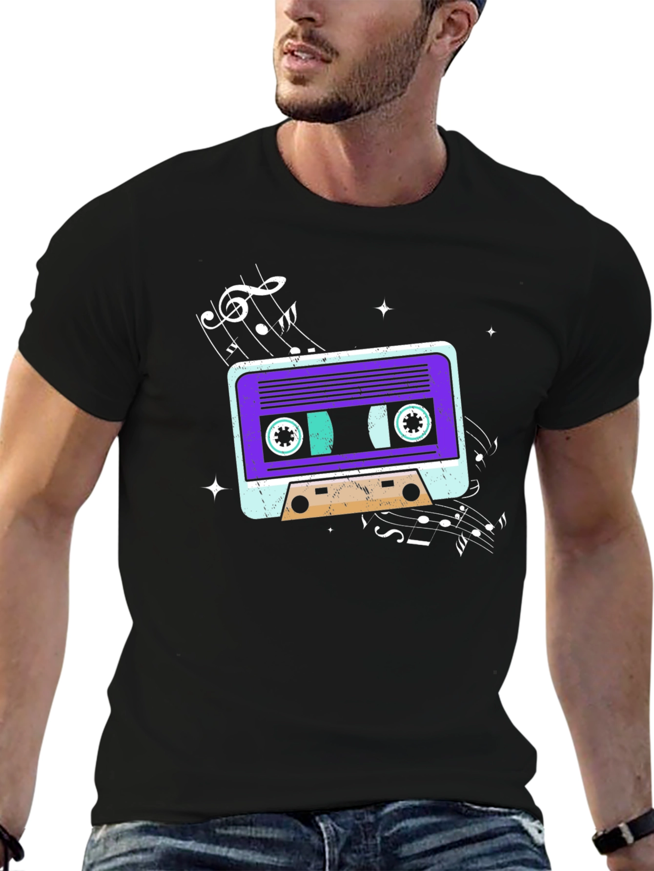 Retro Cassette Music T-Shirt