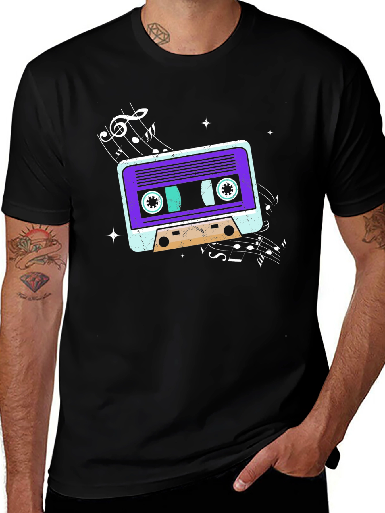 Retro Cassette Music T-Shirt