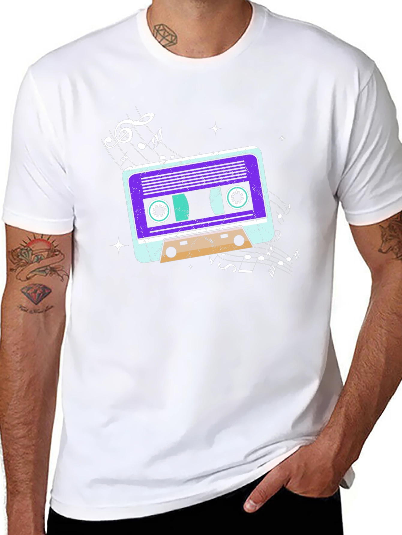 Retro Cassette Music T-Shirt