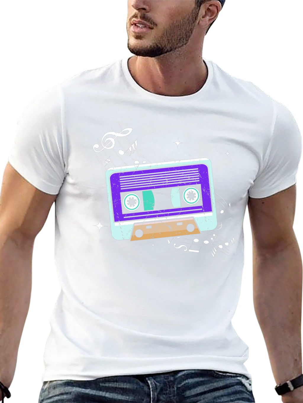 Retro Cassette Music T-Shirt