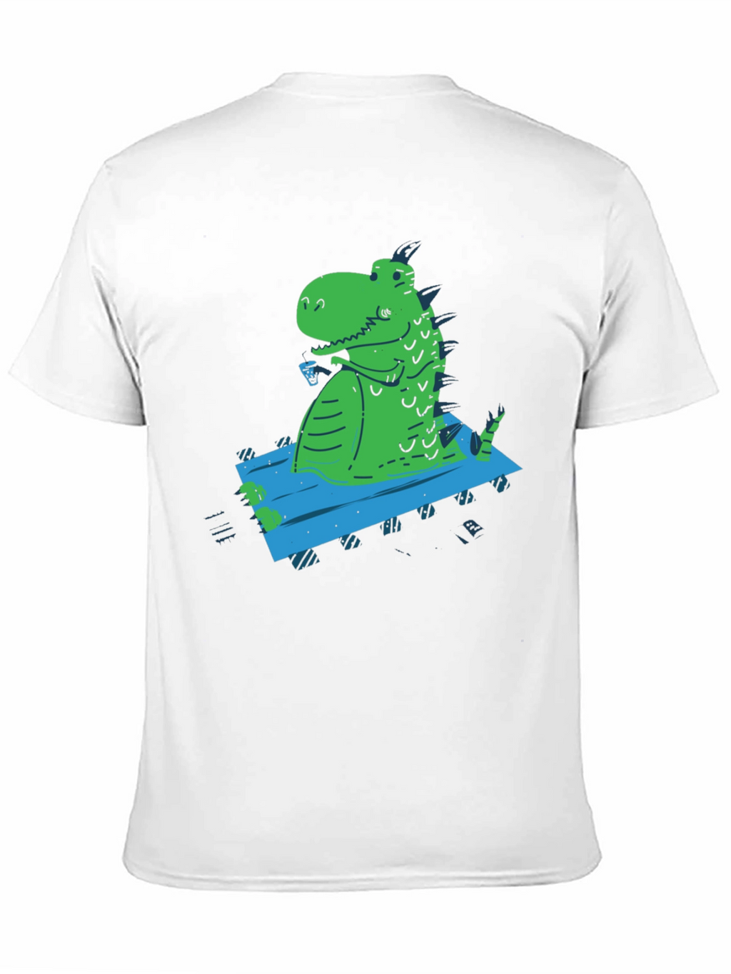 Relaxed Rex Graphic Tee - Black Casual T-Shirt
