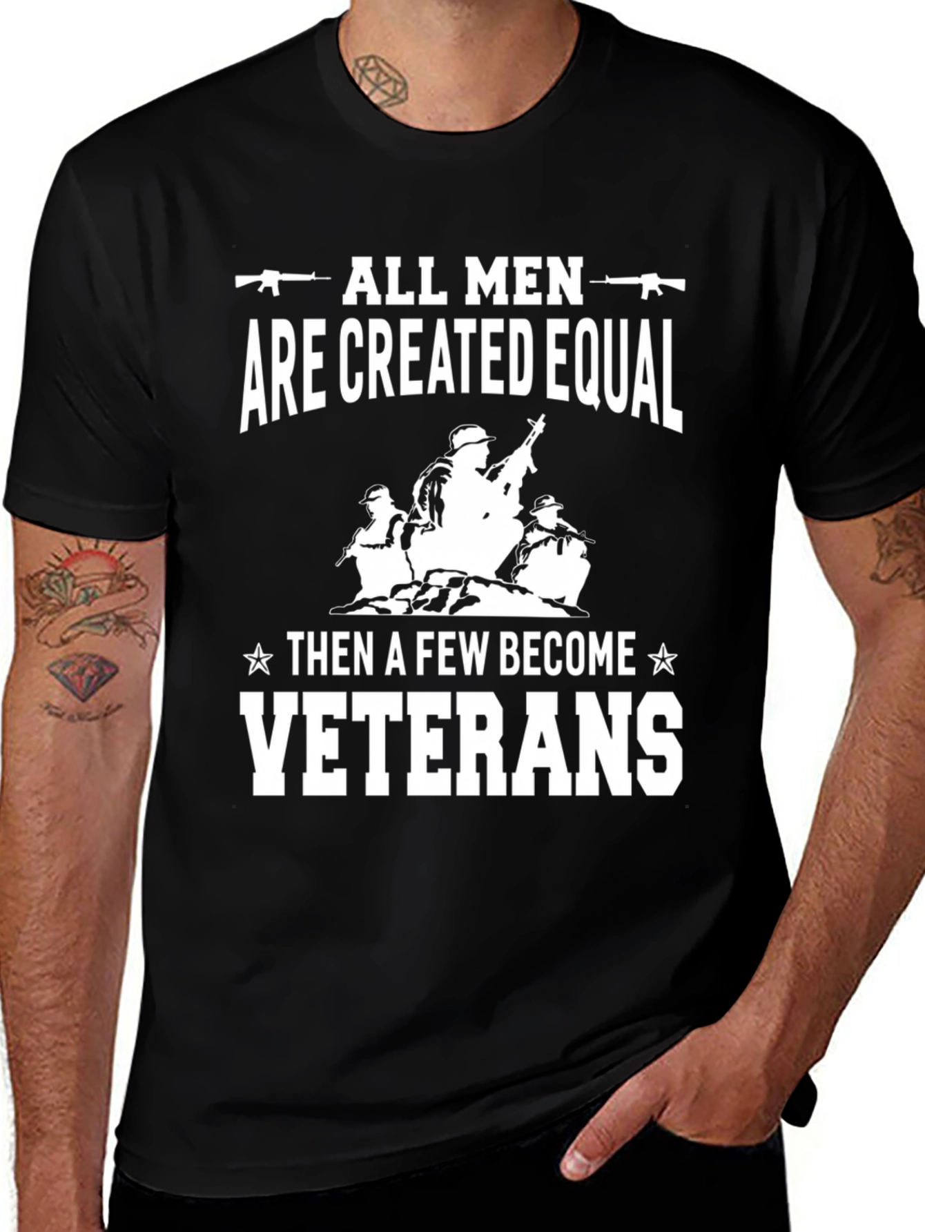 All Men are Created Equal - Veteran T-Shirt
