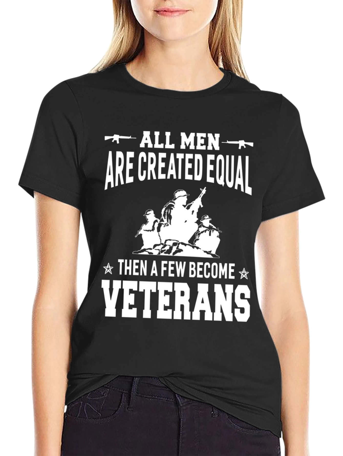 All Men are Created Equal - Veteran T-Shirt
