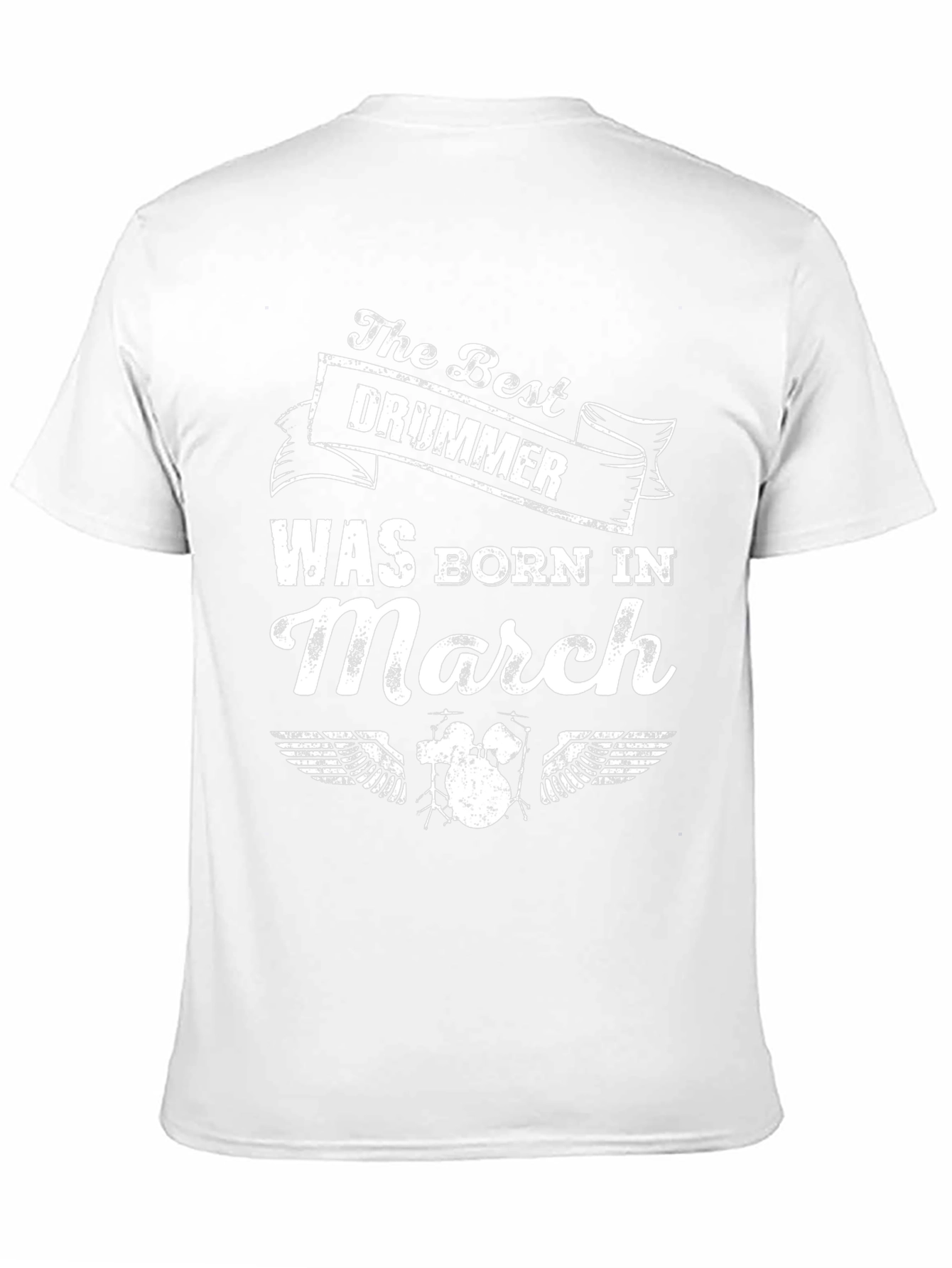 The Best Drummer Born in March T-Shirt