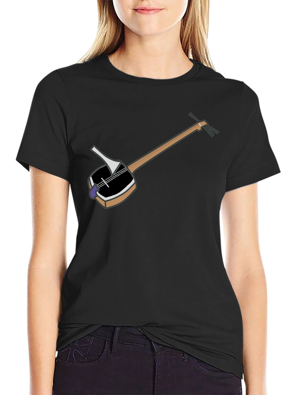 Shamisen T-Shirt - Japanese Instrument Tee