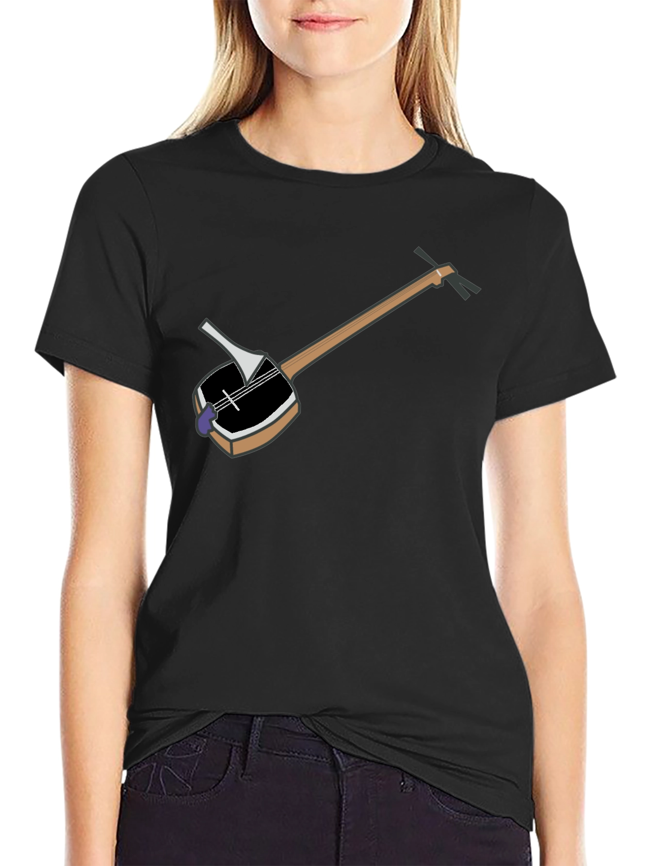 Shamisen T-Shirt - Japanese Instrument Tee