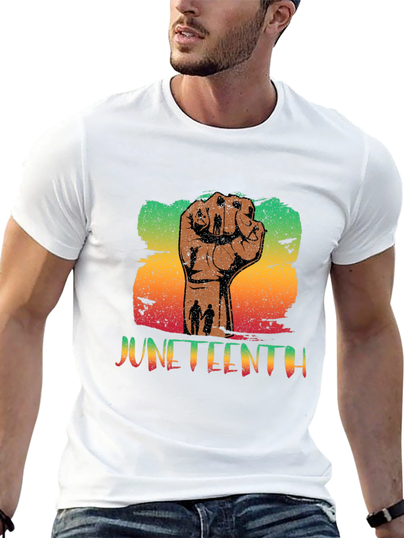 Juneteenth Fist Graphic Tee - Celebrate Freedom