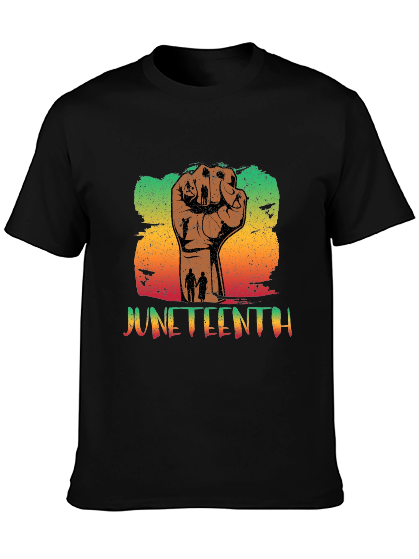 Juneteenth Fist Graphic Tee - Celebrate Freedom