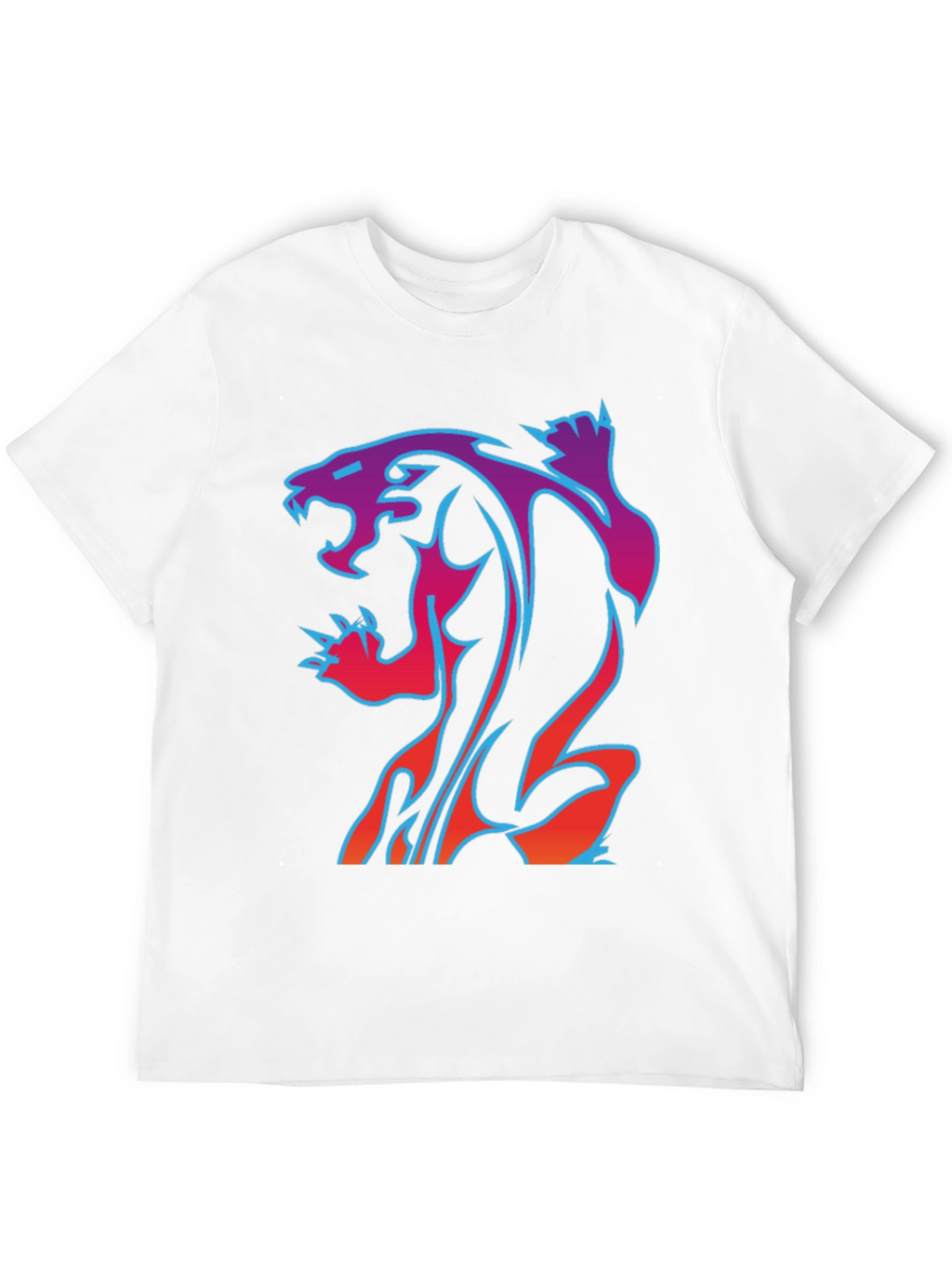 Neon Panther Graphic Tee - Cool Style!