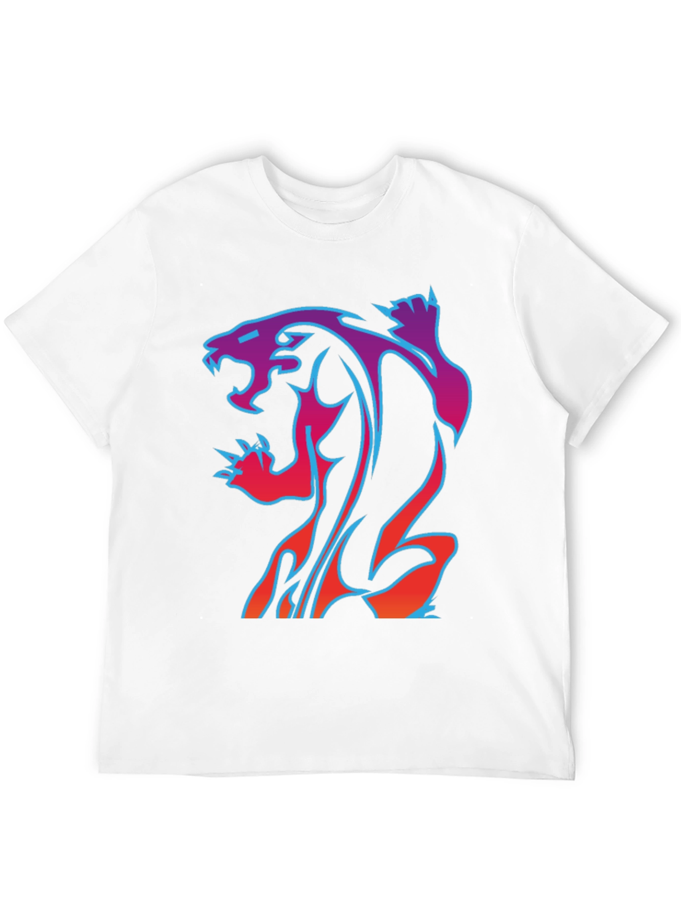 Neon Panther Graphic Tee - Cool Style!