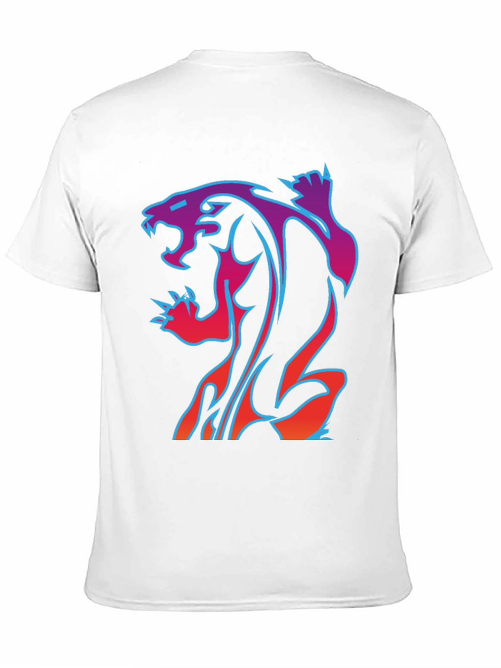 Neon Panther Graphic Tee - Cool Style!
