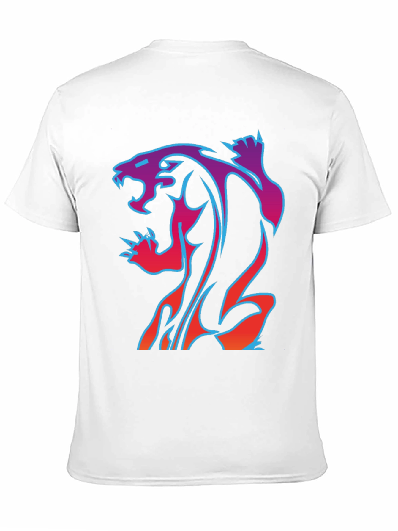 Neon Panther Graphic Tee - Cool Style!