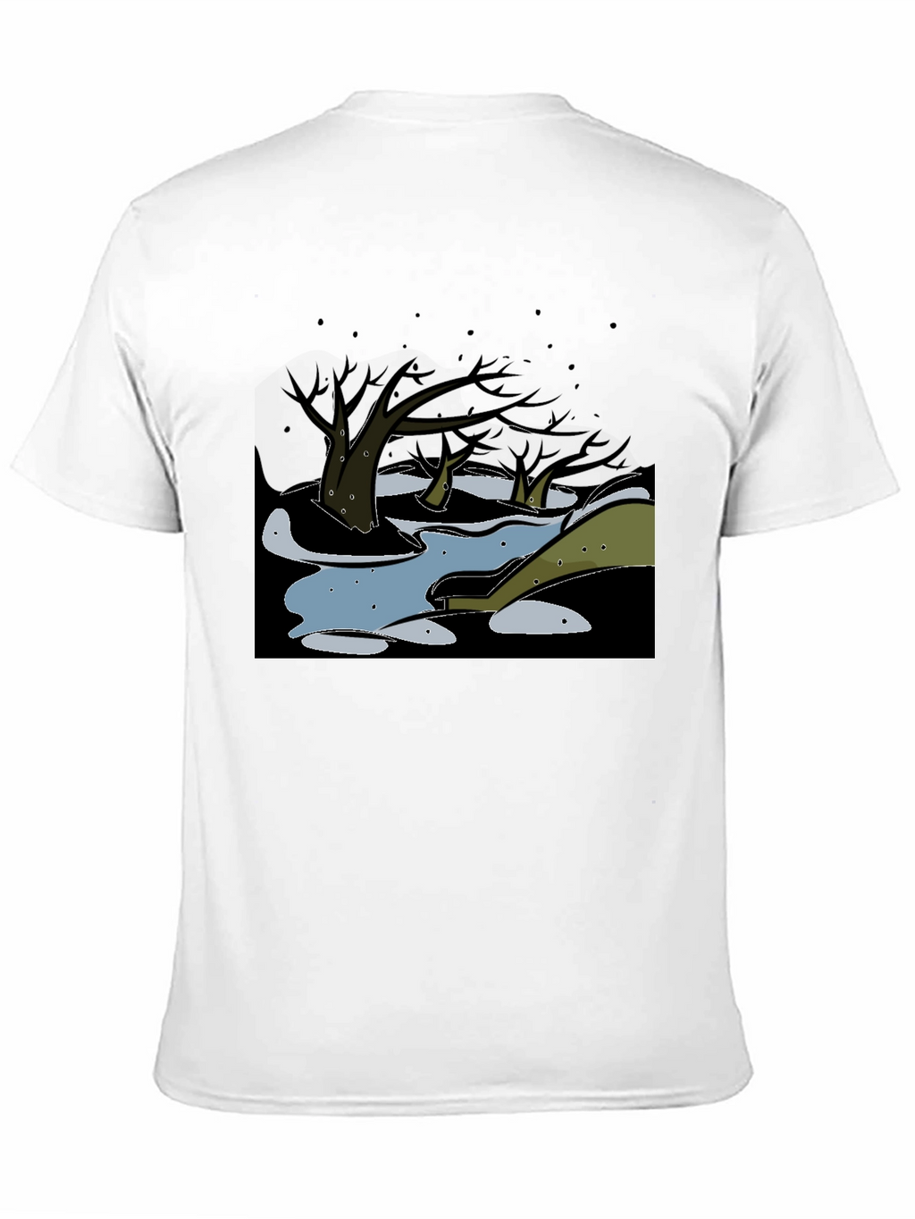 Dark Swamp Graphic Tee - Unique Design