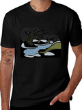 Dark Swamp Graphic Tee - Unique Design