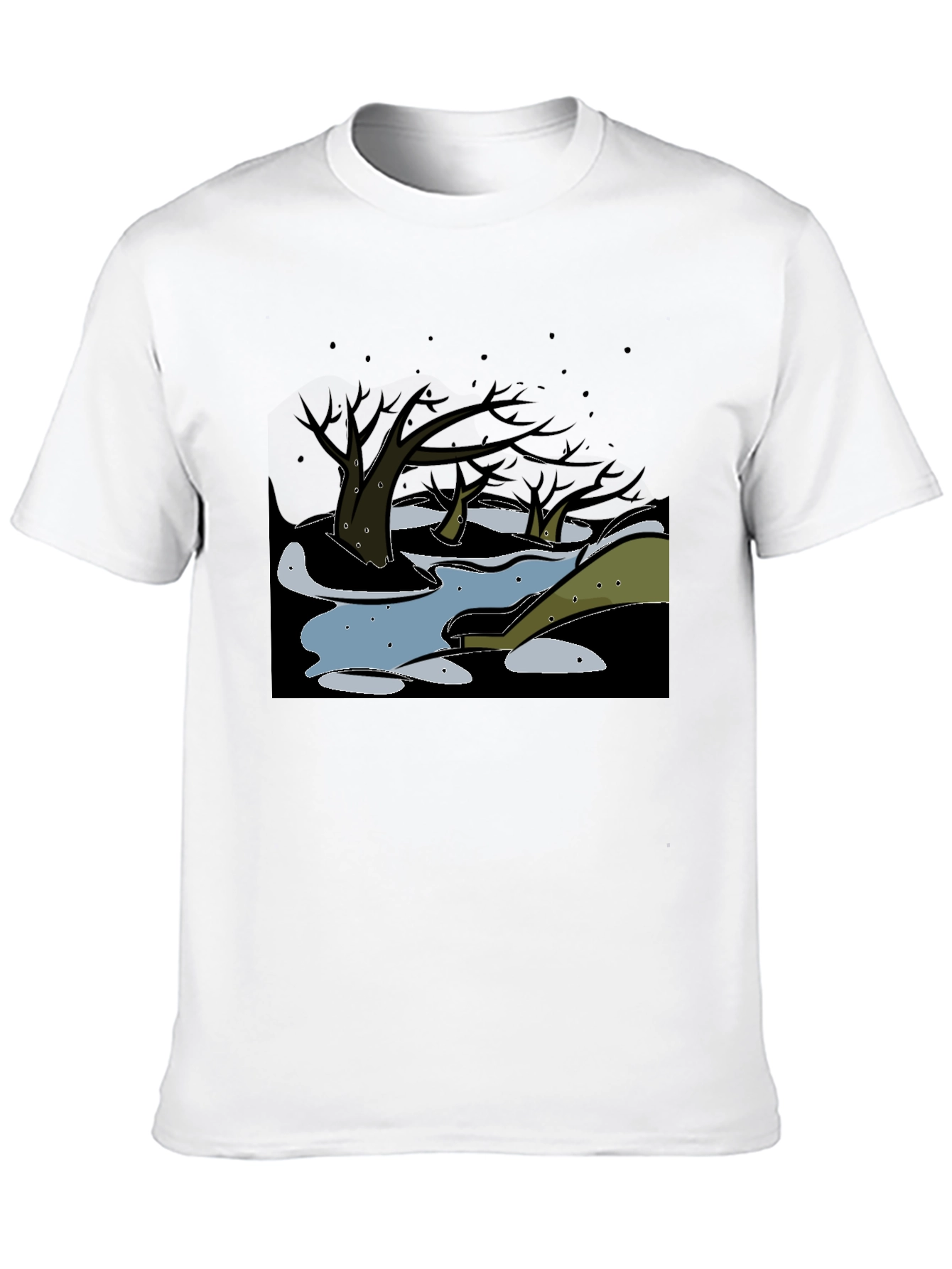 Dark Swamp Graphic Tee - Unique Design