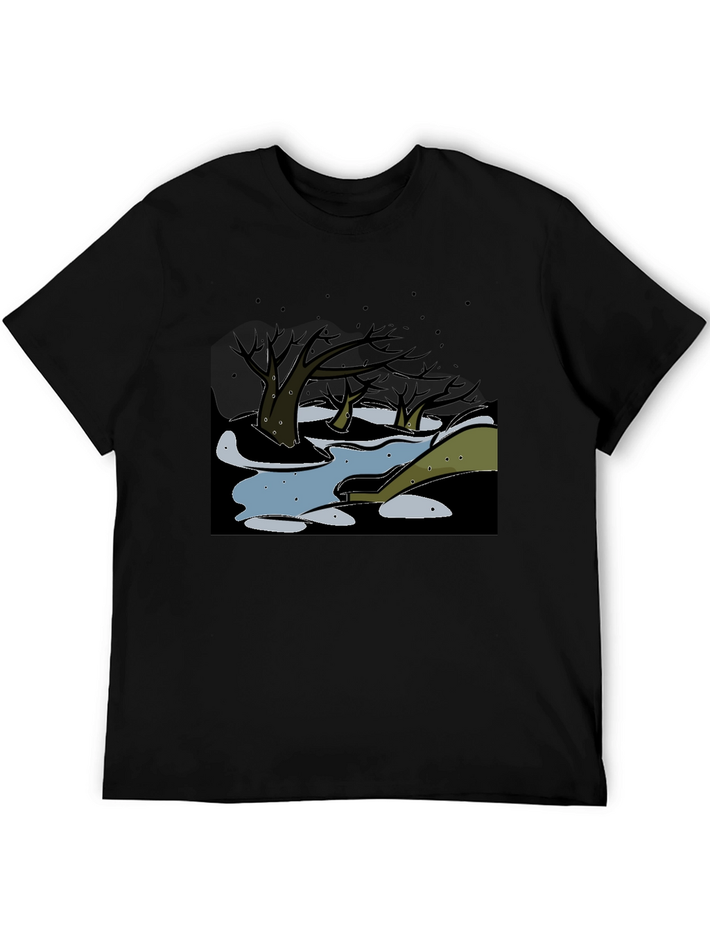 Dark Swamp Graphic Tee - Unique Design