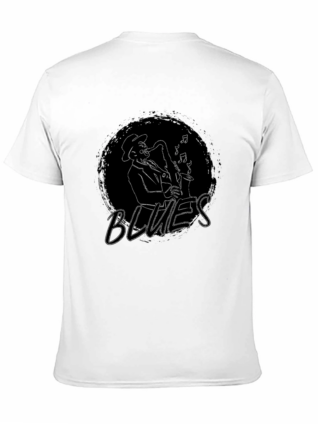Blues Musician Saxophone Graphic Tee