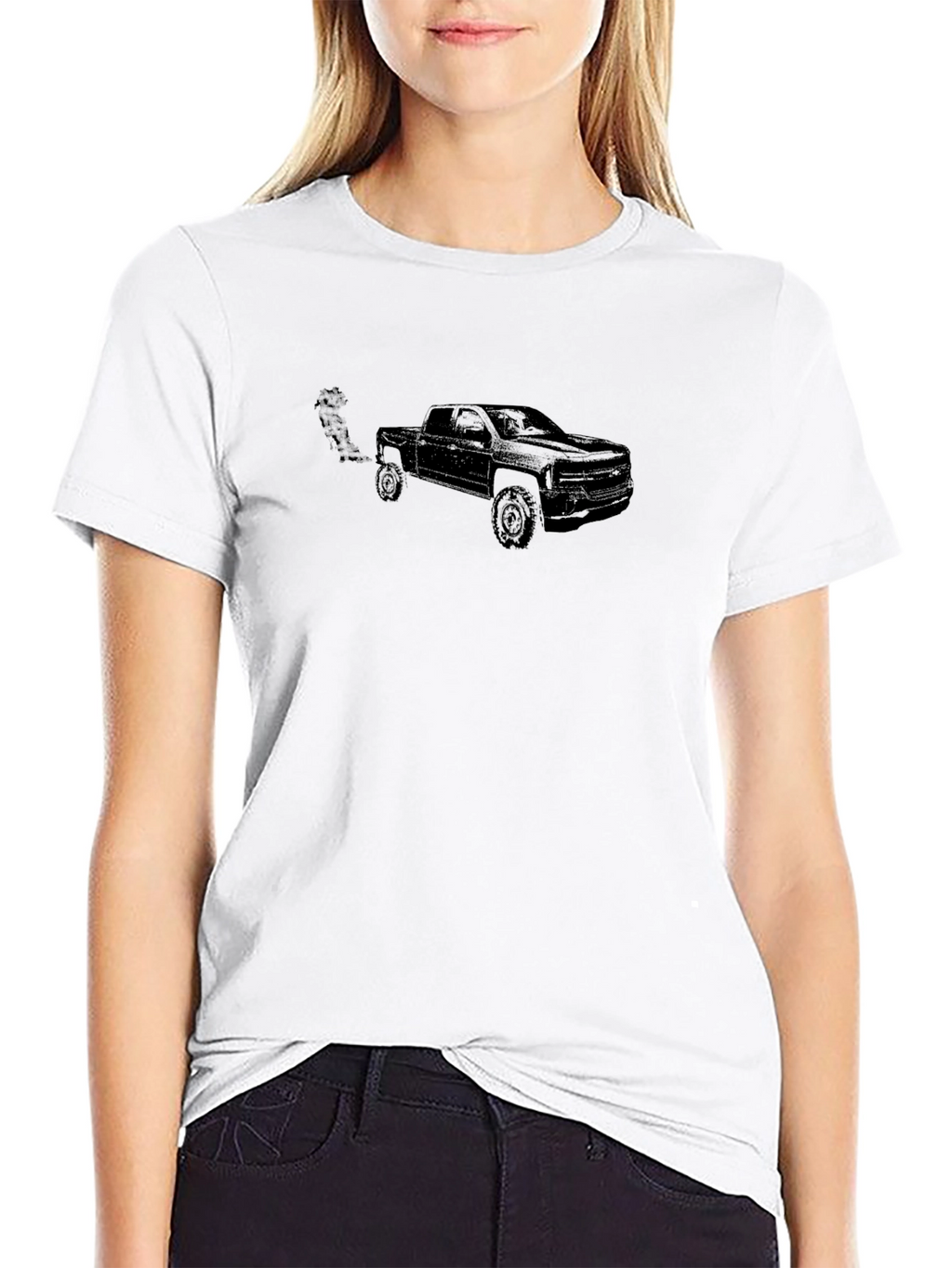 Black Truck T-Shirt - Cool Automotive Design