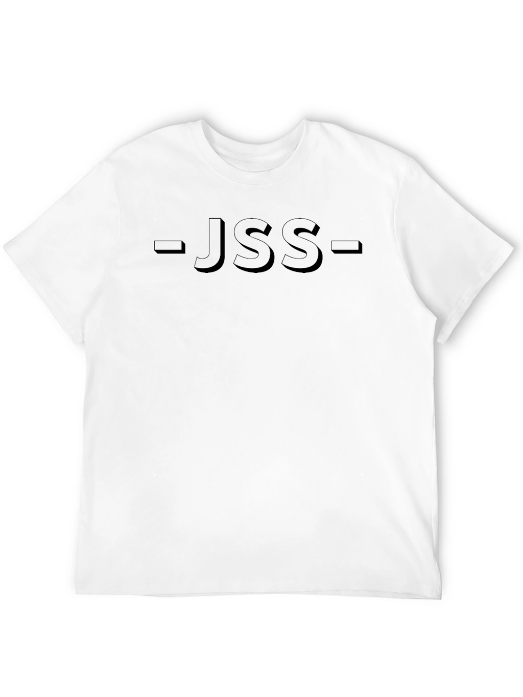 Mens -JSS- Graphic Black T-Shirt