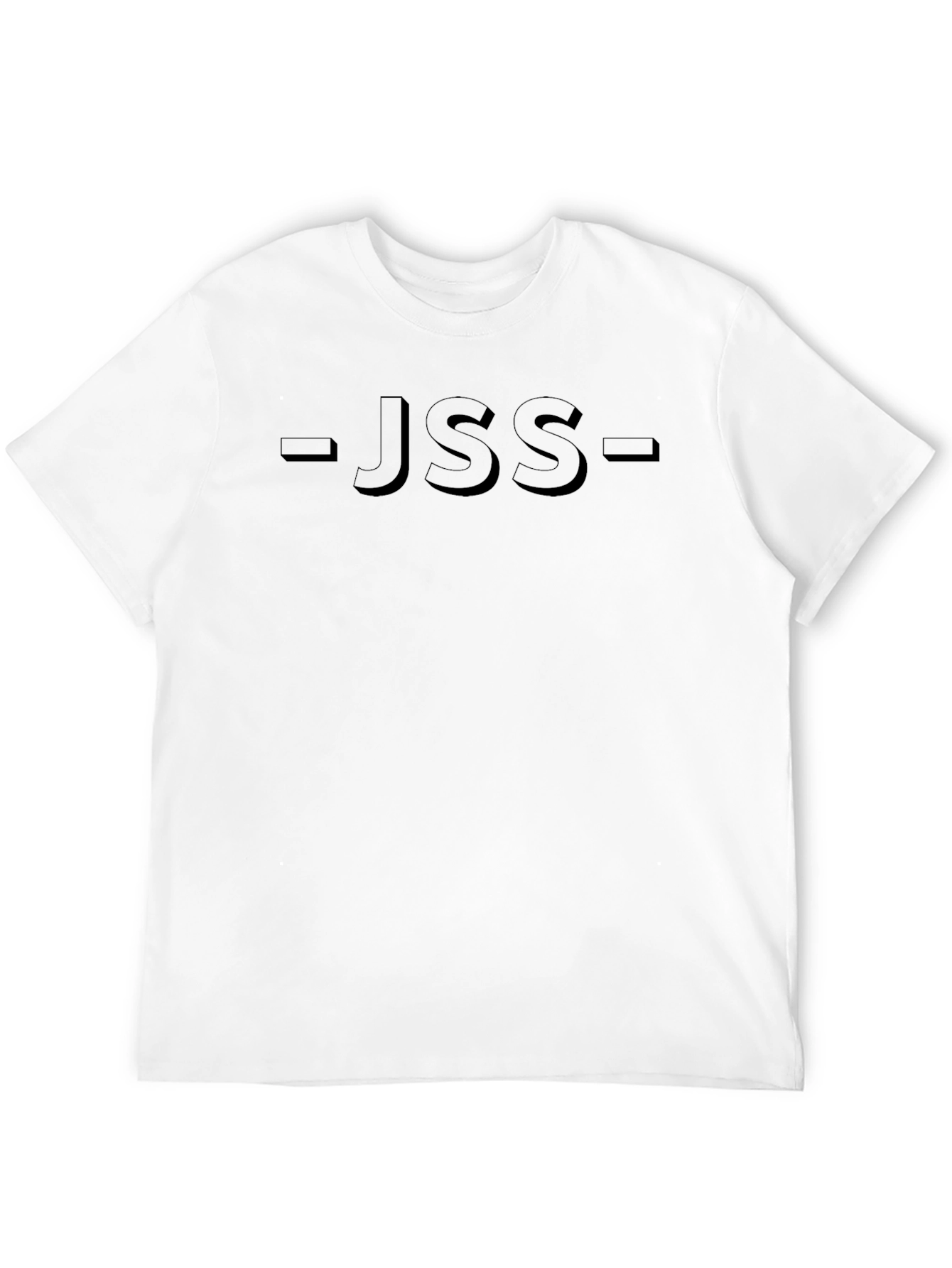 Mens -JSS- Graphic Black T-Shirt
