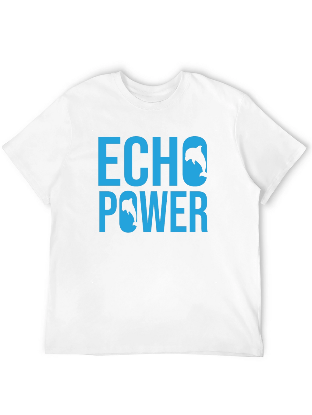 Echo Power Dolphin Graphic T-Shirt - Black