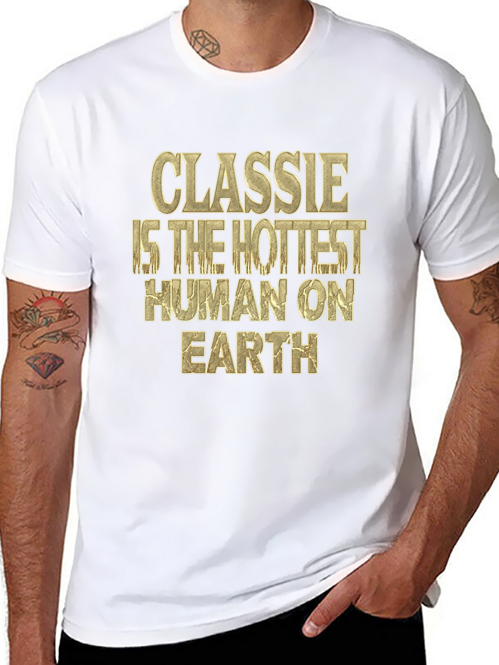Classie Hottest Human on Earth Graphic Tee