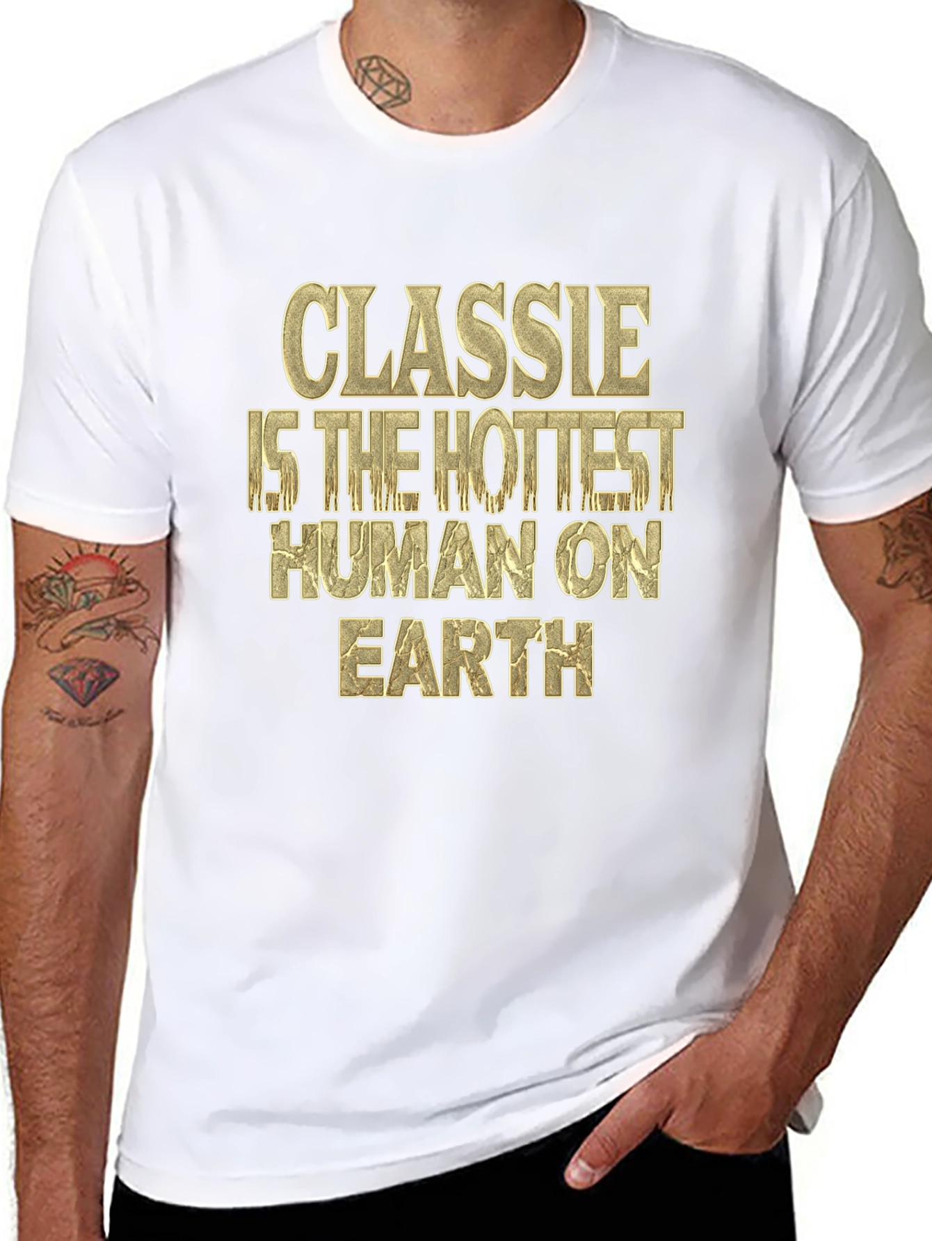 Classie Hottest Human on Earth Graphic Tee
