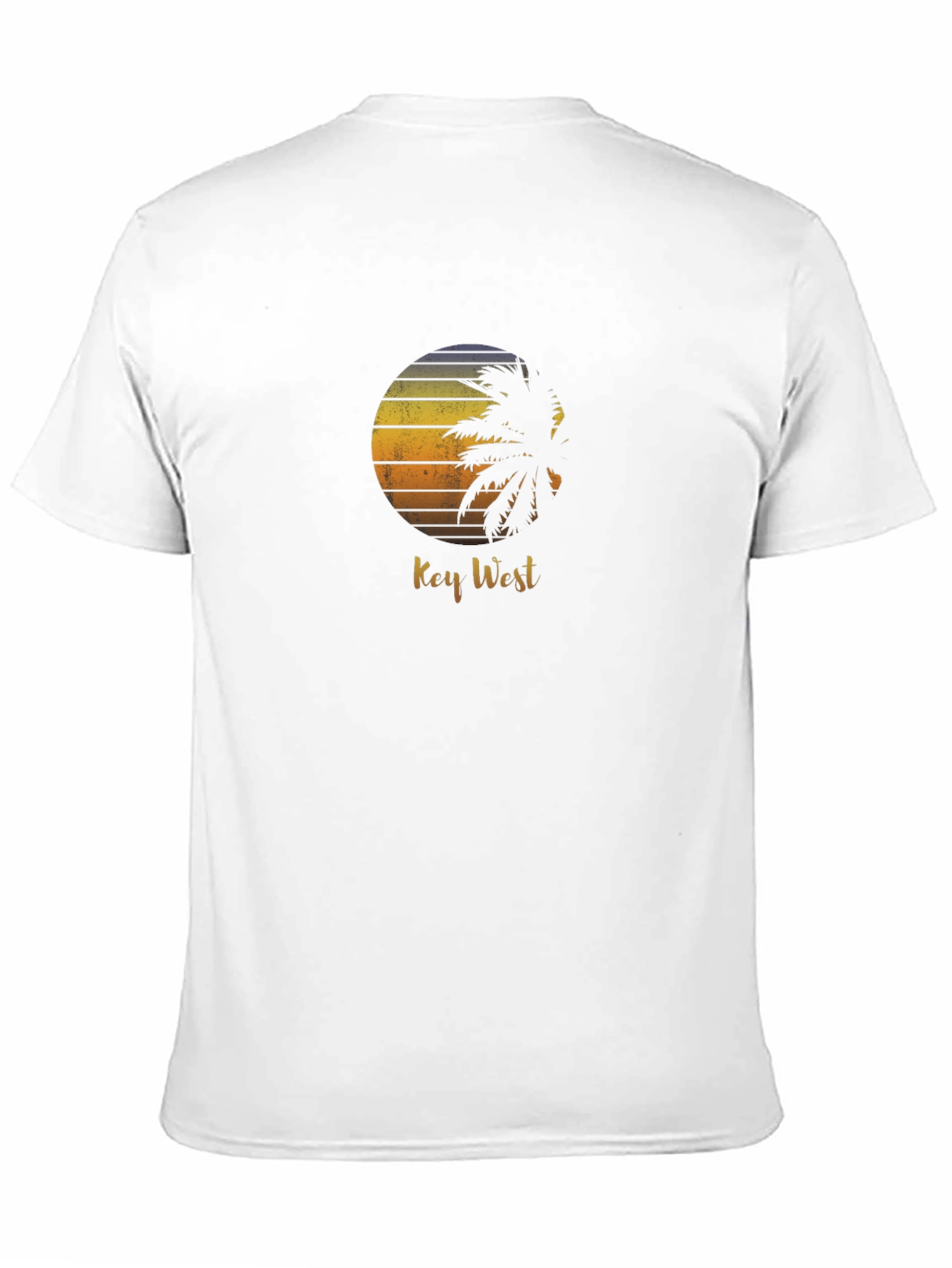 Key West Palm Tree Sunset Graphic T-Shirt