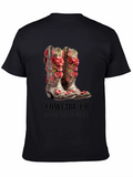Cowgirl Up Boots Graphic T-Shirt