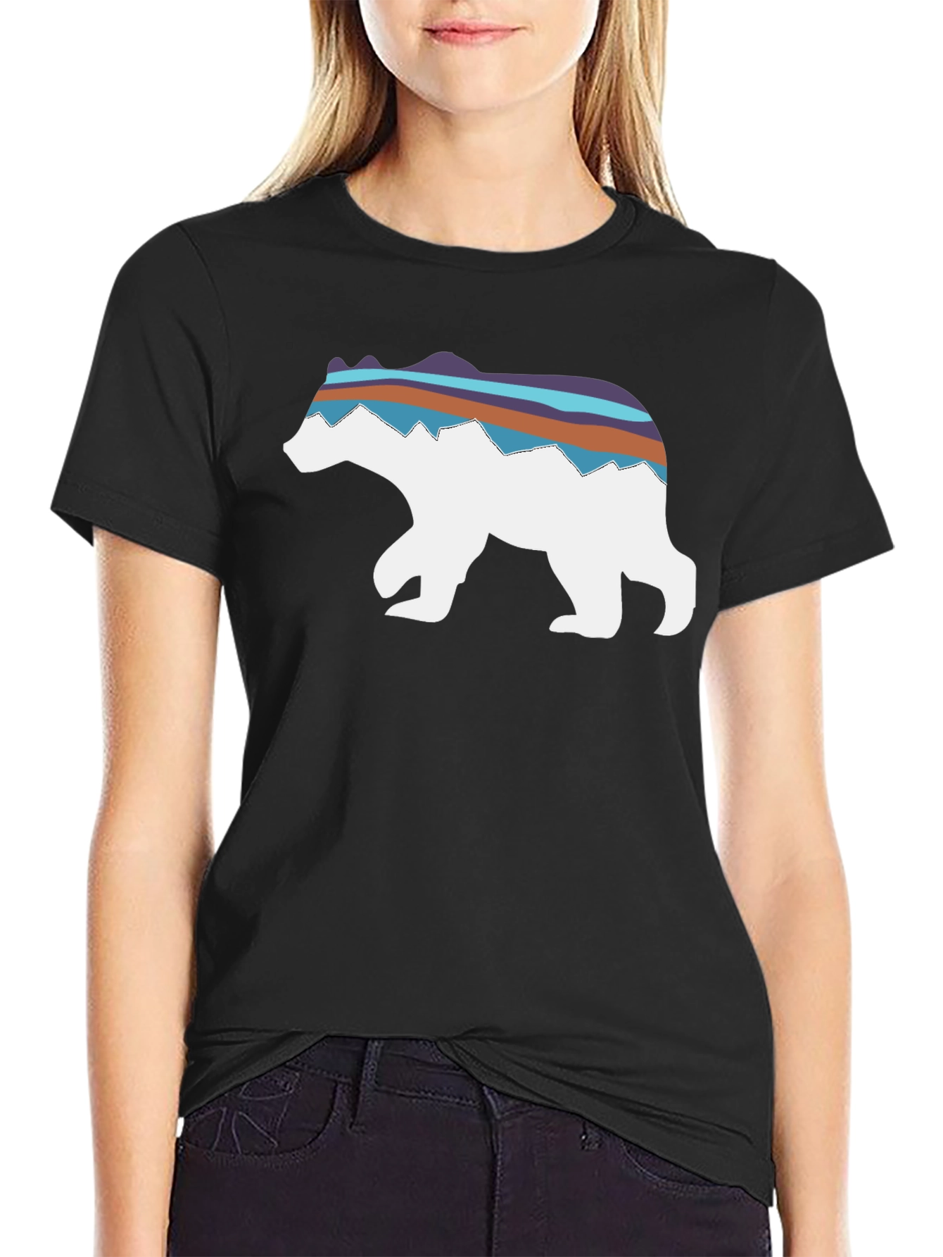Bear Mountain Graphic Tee - Black
