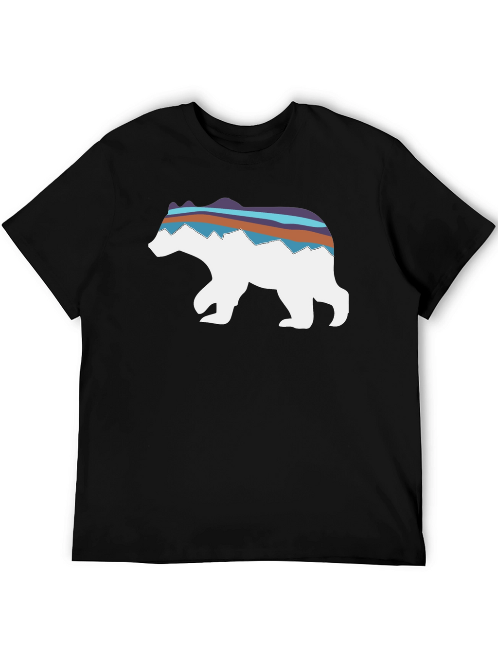 Bear Mountain Graphic Tee - Black
