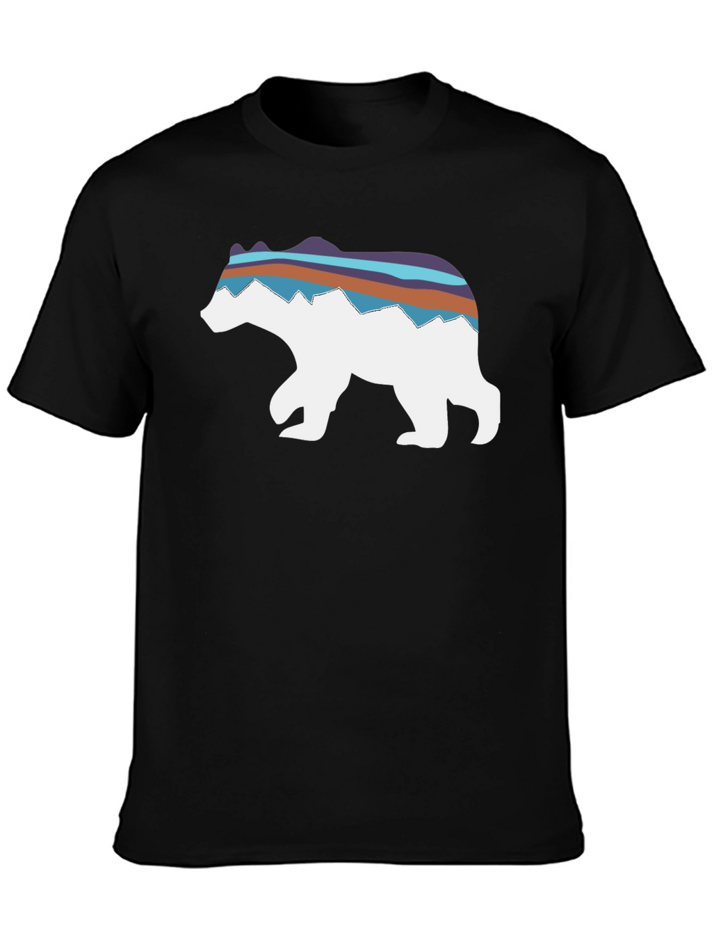 Bear Mountain Graphic Tee - Black