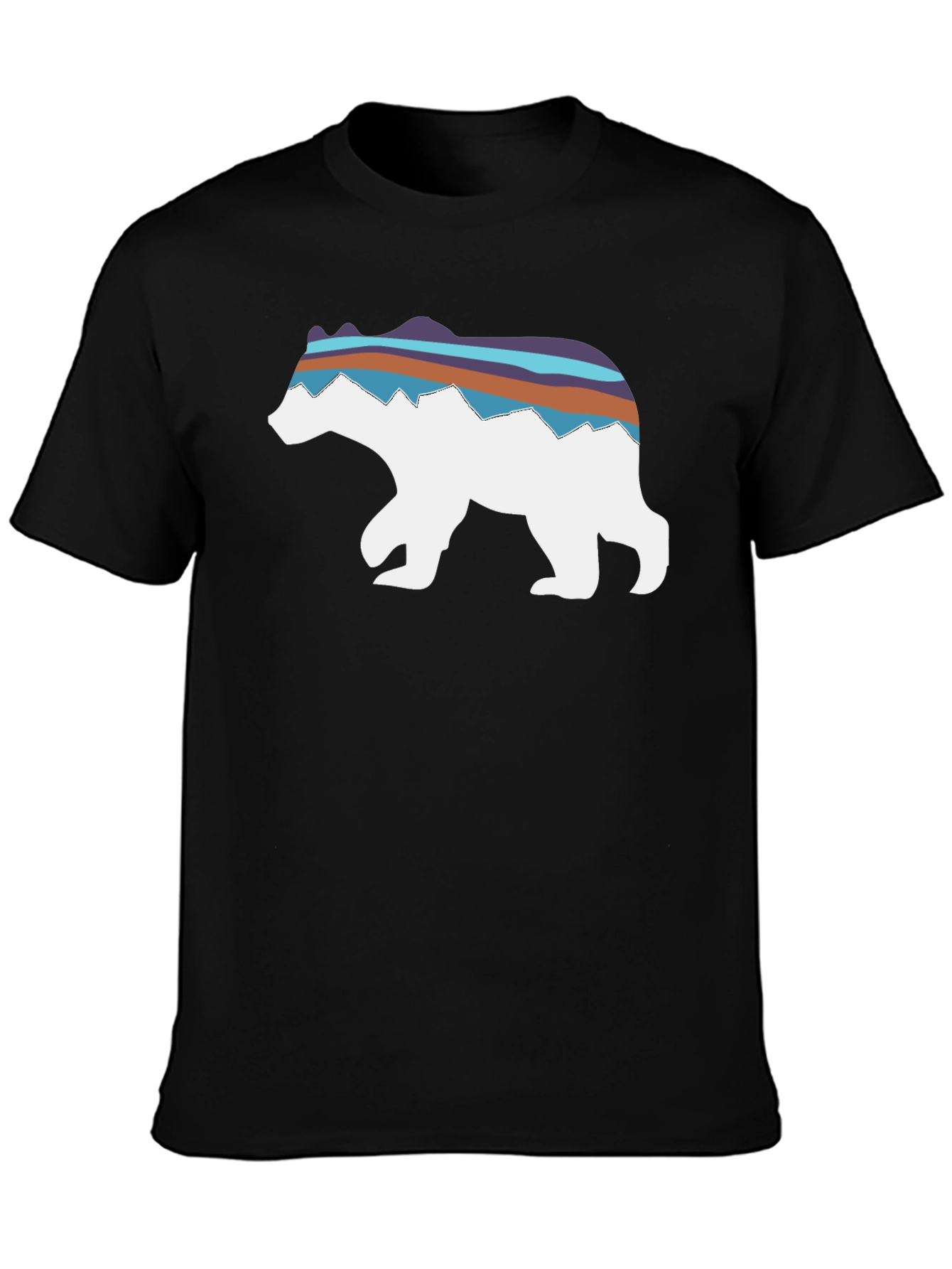 Bear Mountain Graphic Tee - Black