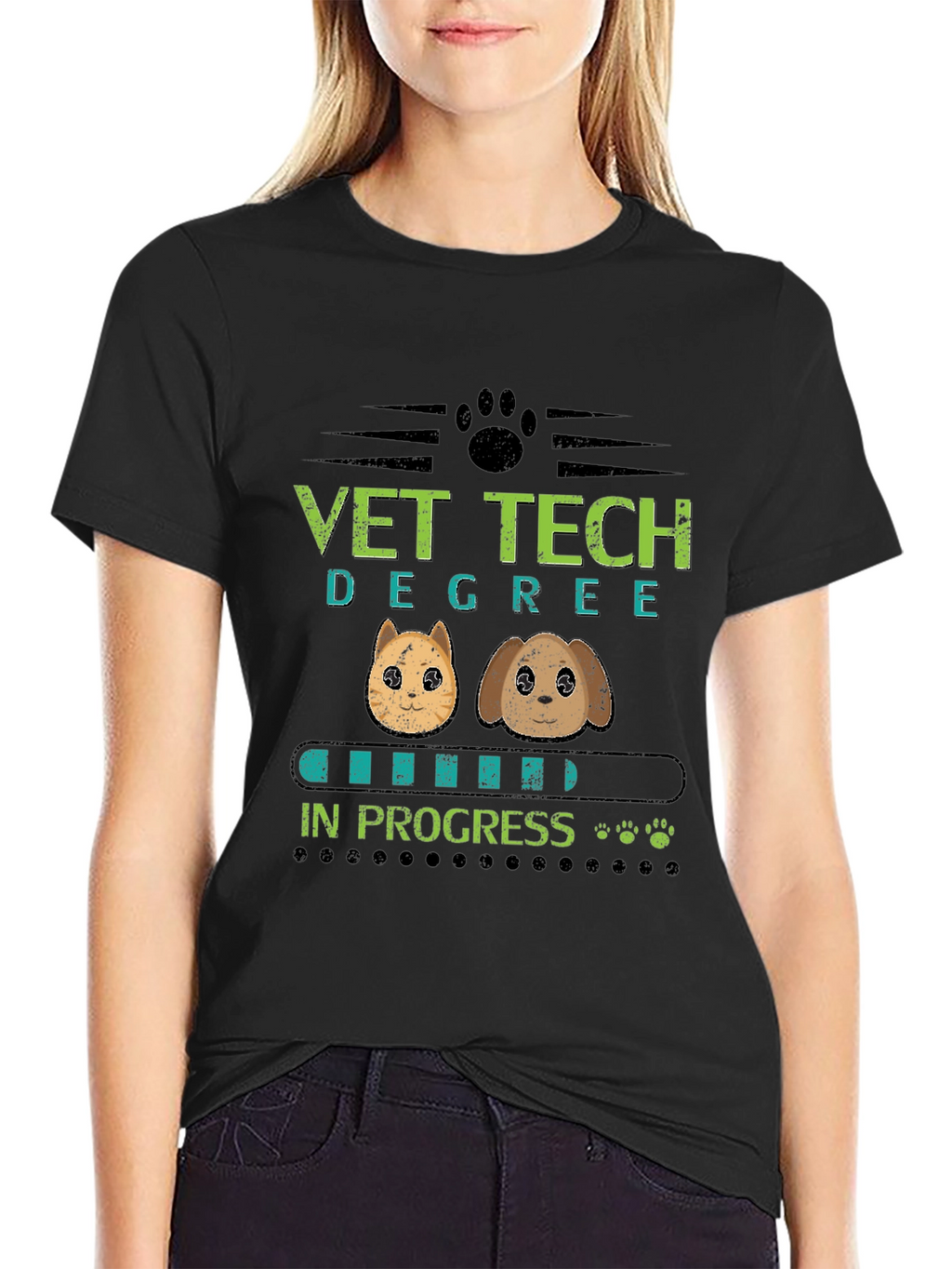 Vet Tech Degree In Progress Graphic T-Shirt