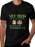 Vet Tech Degree In Progress Graphic T-Shirt