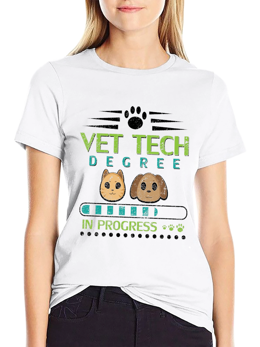 Vet Tech Degree In Progress Graphic T-Shirt