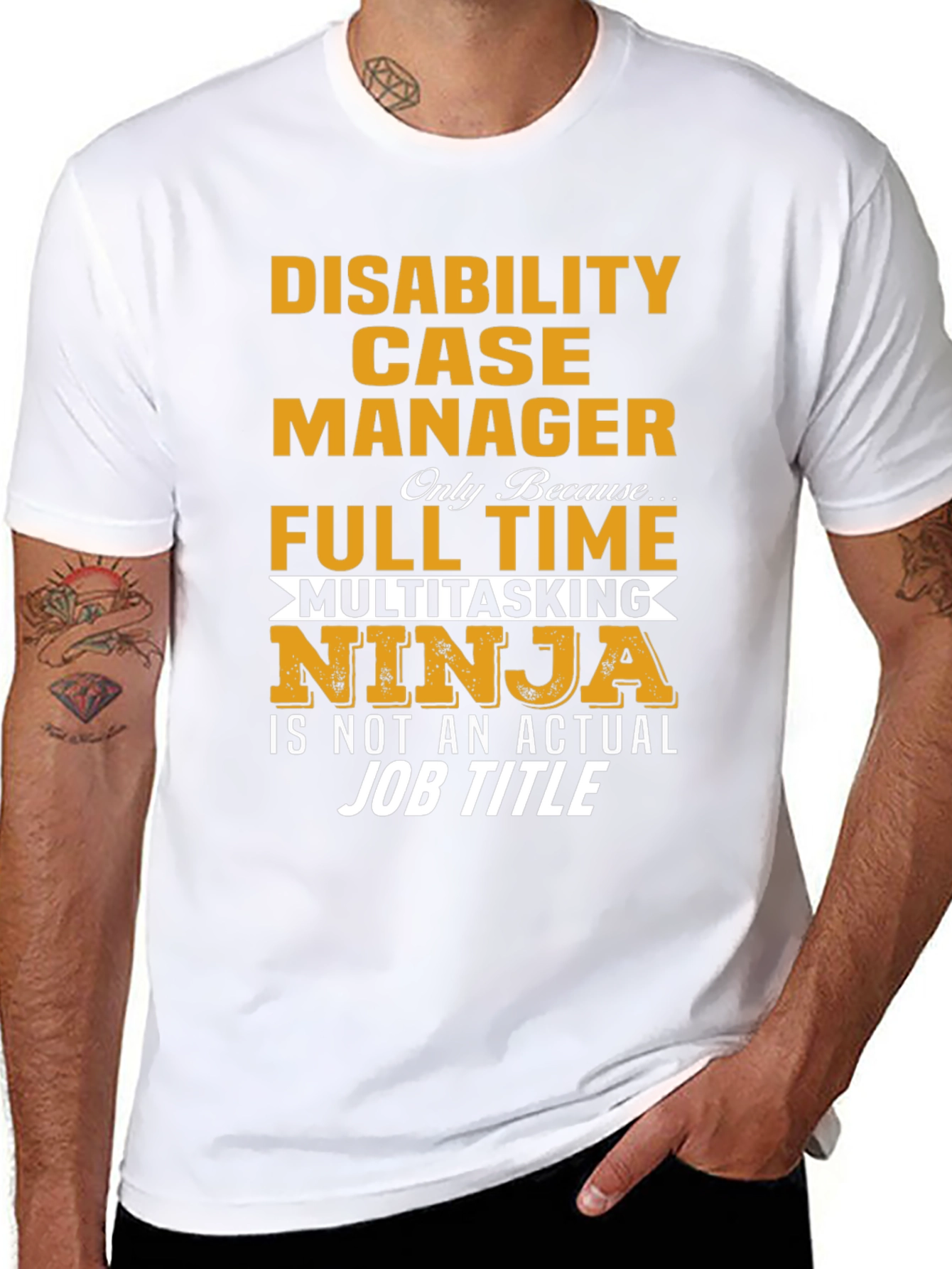 Disability Case Manager Ninja T-Shirt