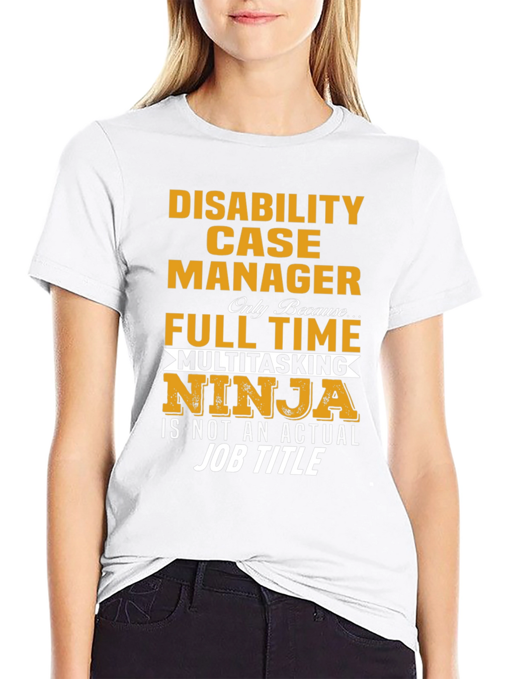 Disability Case Manager Ninja T-Shirt