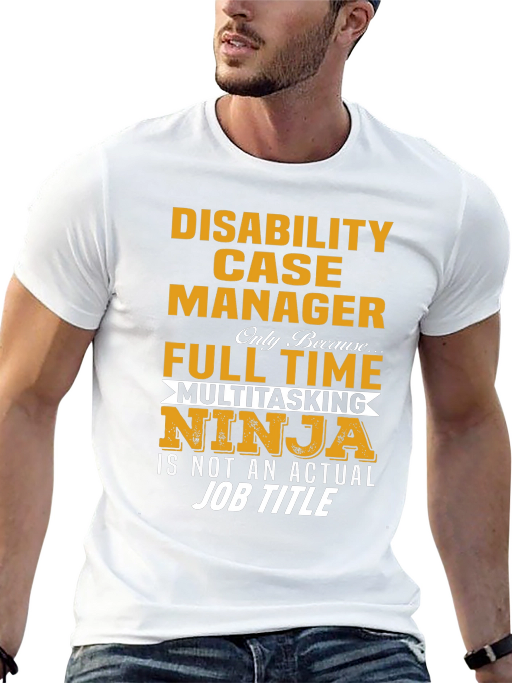 Disability Case Manager Ninja T-Shirt