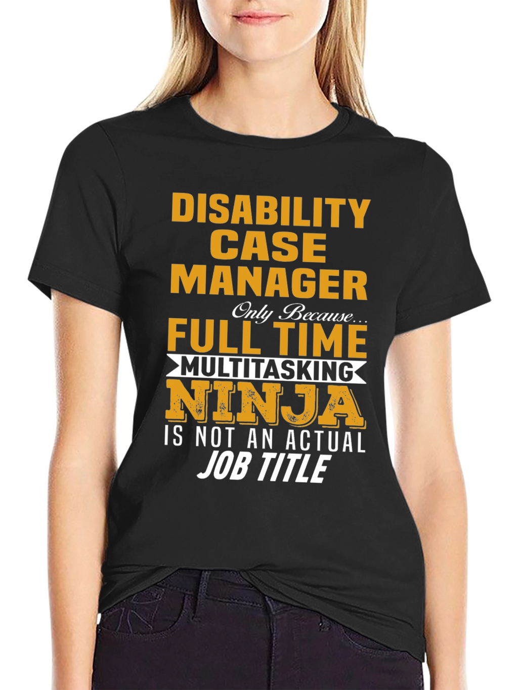 Disability Case Manager Ninja T-Shirt