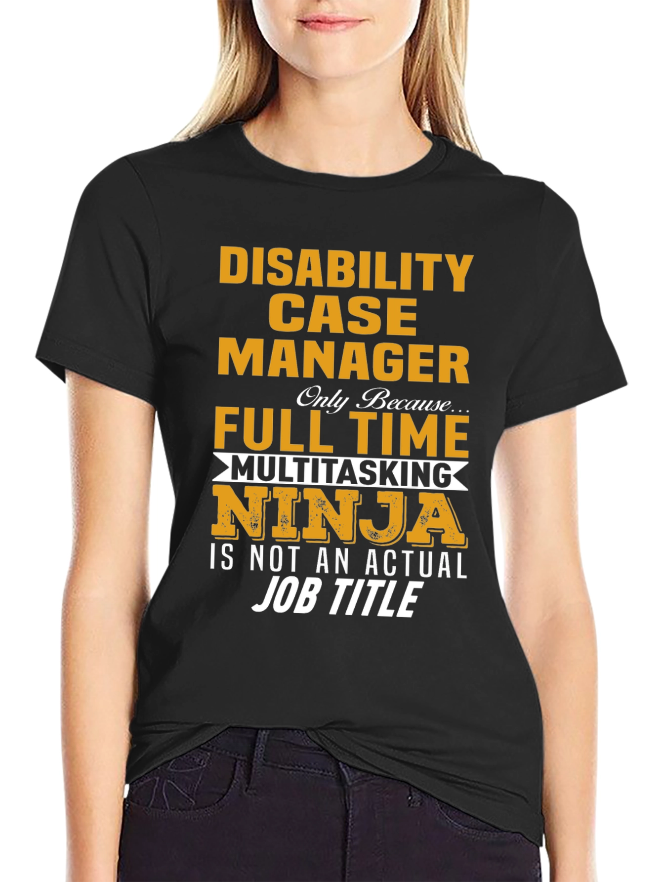 Disability Case Manager Ninja T-Shirt