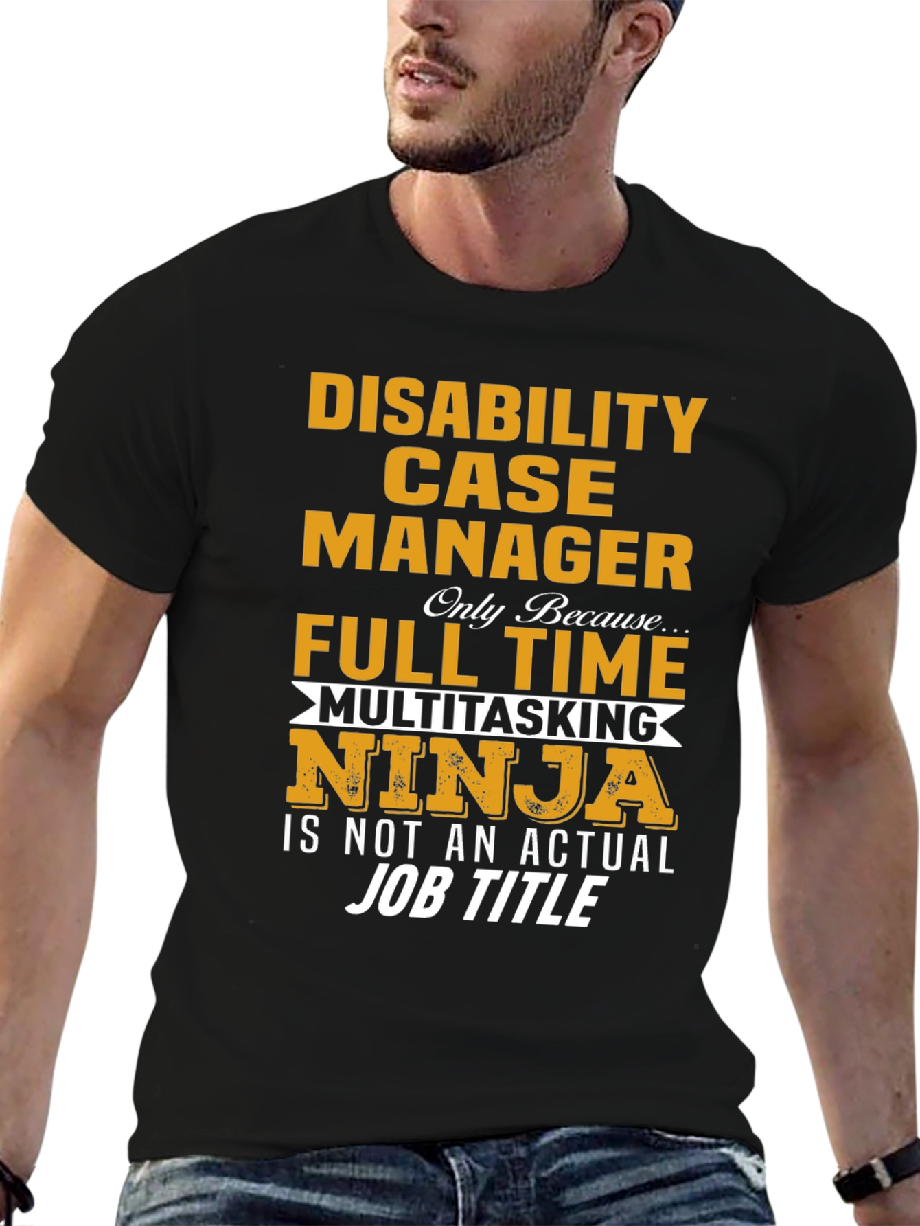 Disability Case Manager Ninja T-Shirt