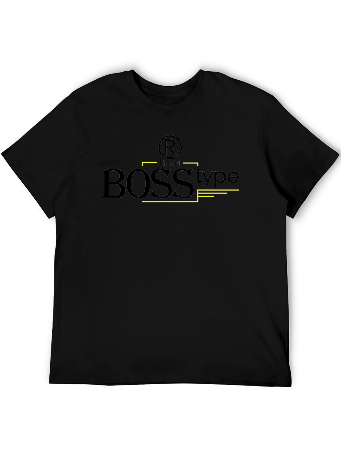 Boss Type Graphic Tee - Mens Fashion T-Shirt