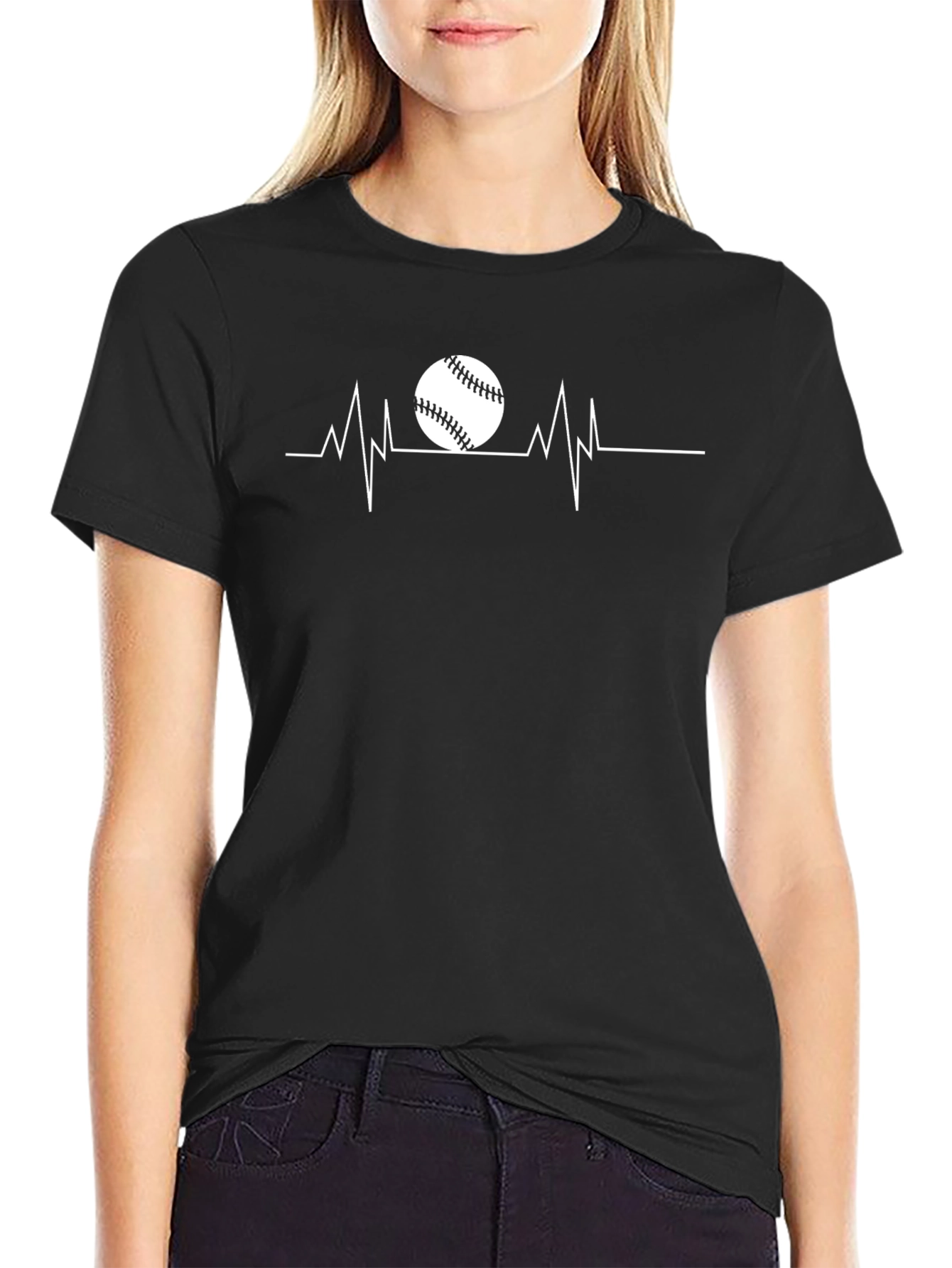 Baseball Heartbeat T-Shirt